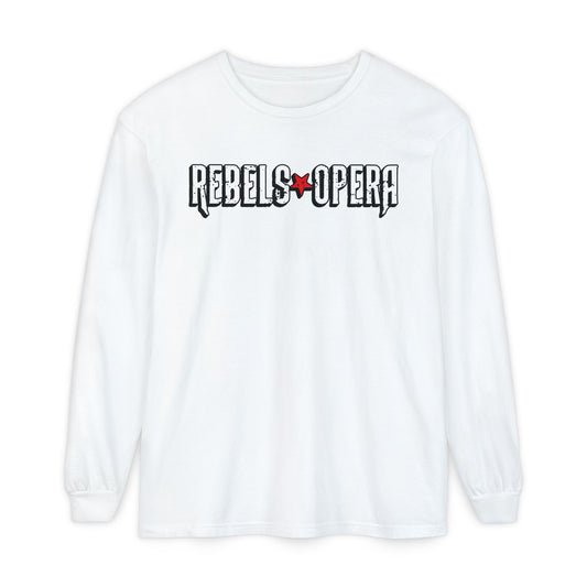 Rebels Opera Long Sleeve Tee — Retro Rock Logo Shirt