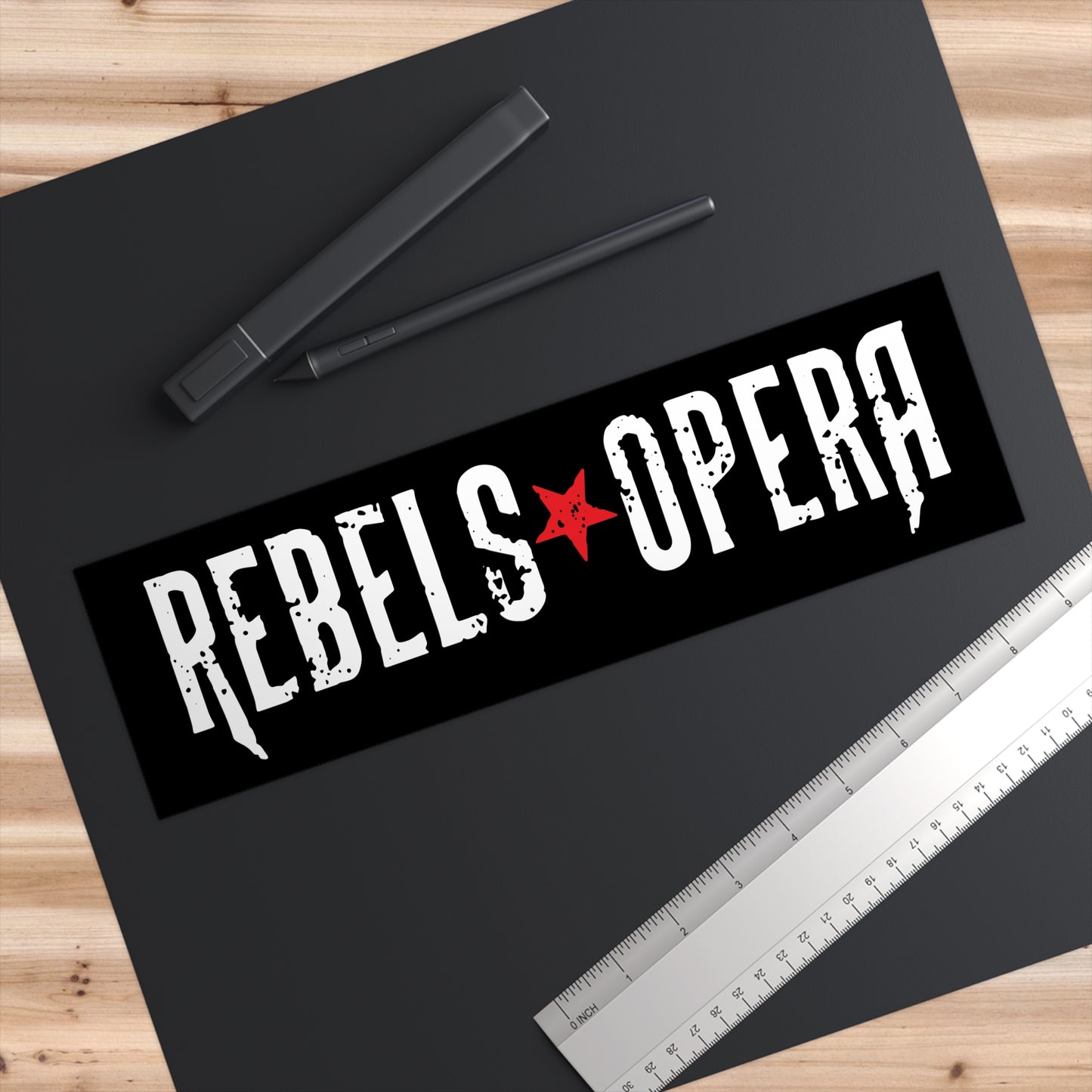 Rebels Opera Bumper Sticker — Band Logo Decal
