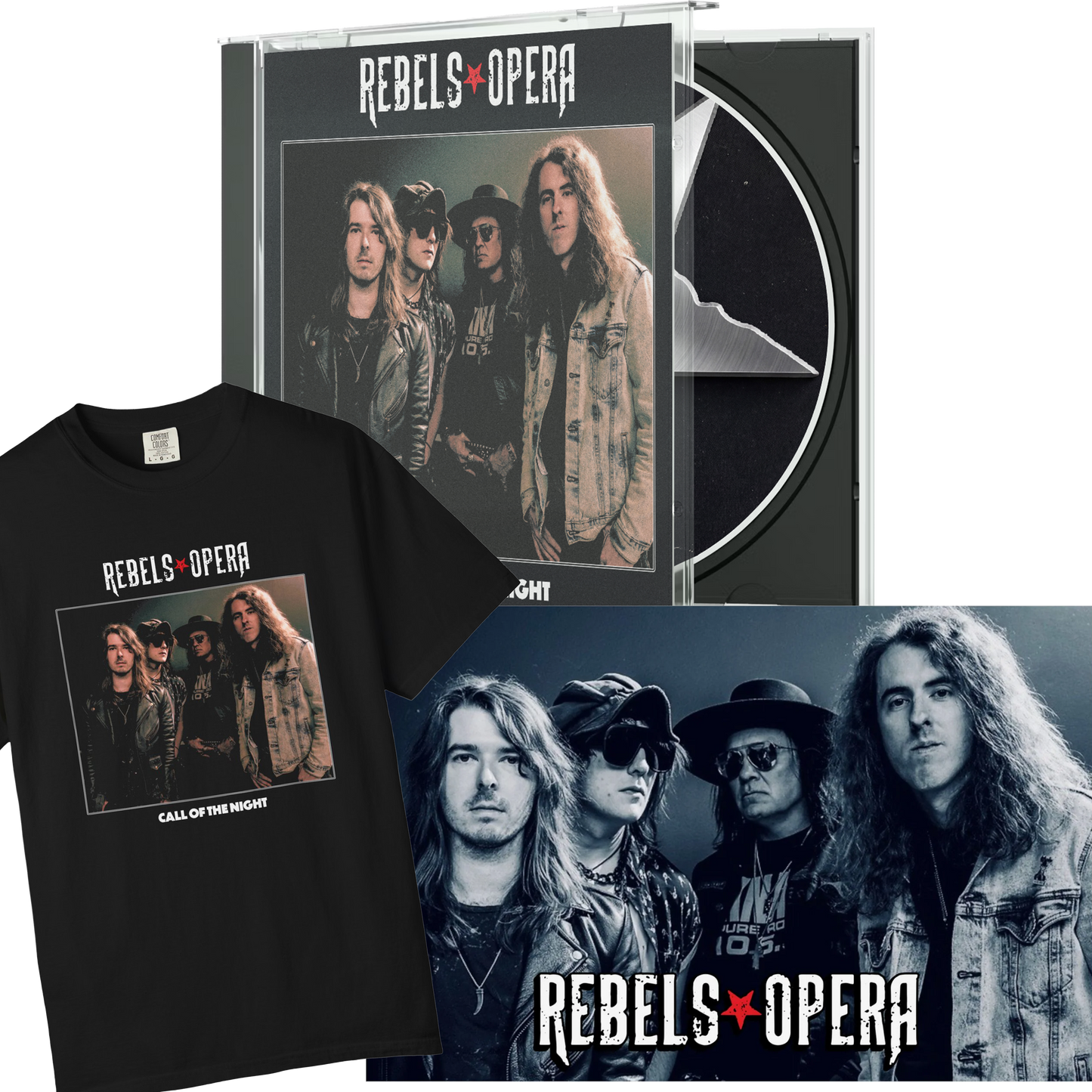 Rebels Rock CD + Shirt Bundle