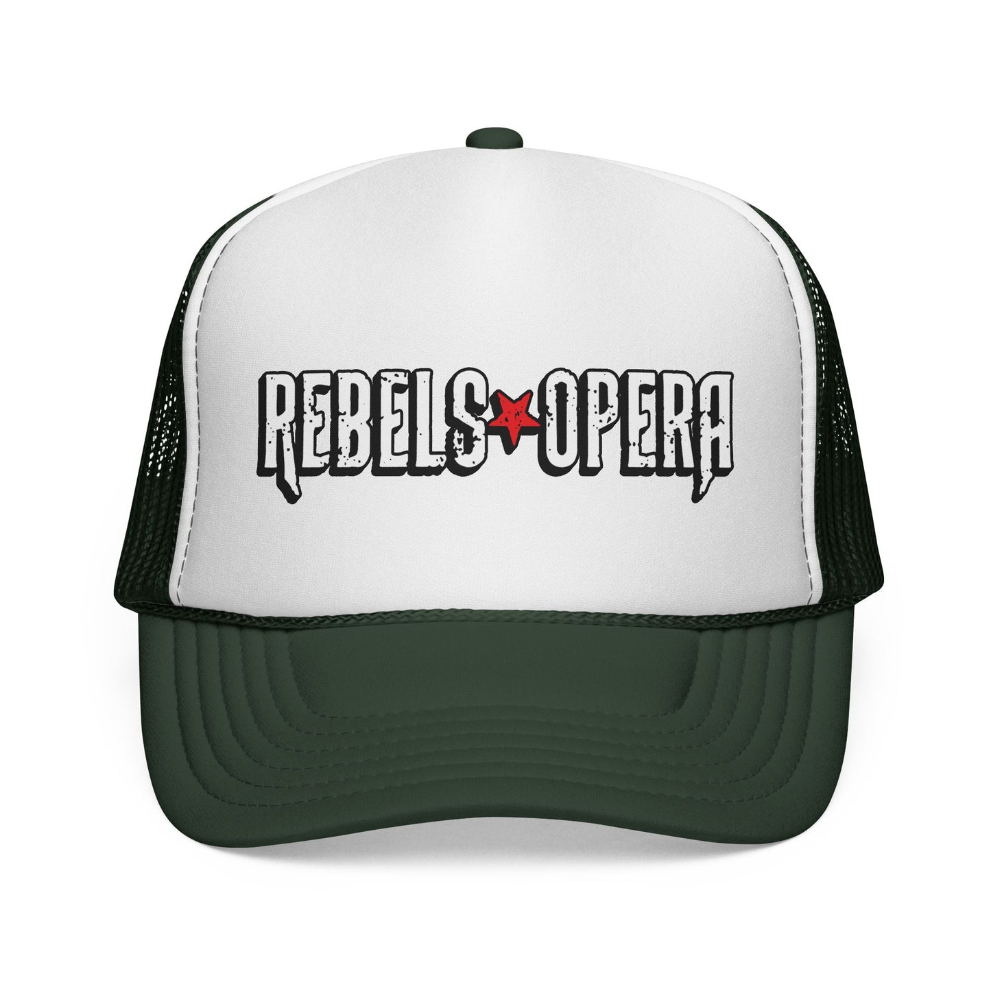 Rebels Opera Trucker Hat — Vintage Rock Logo Cap