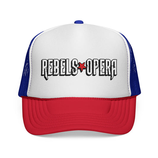Rebels Opera Trucker Hat — Vintage Rock Logo Cap