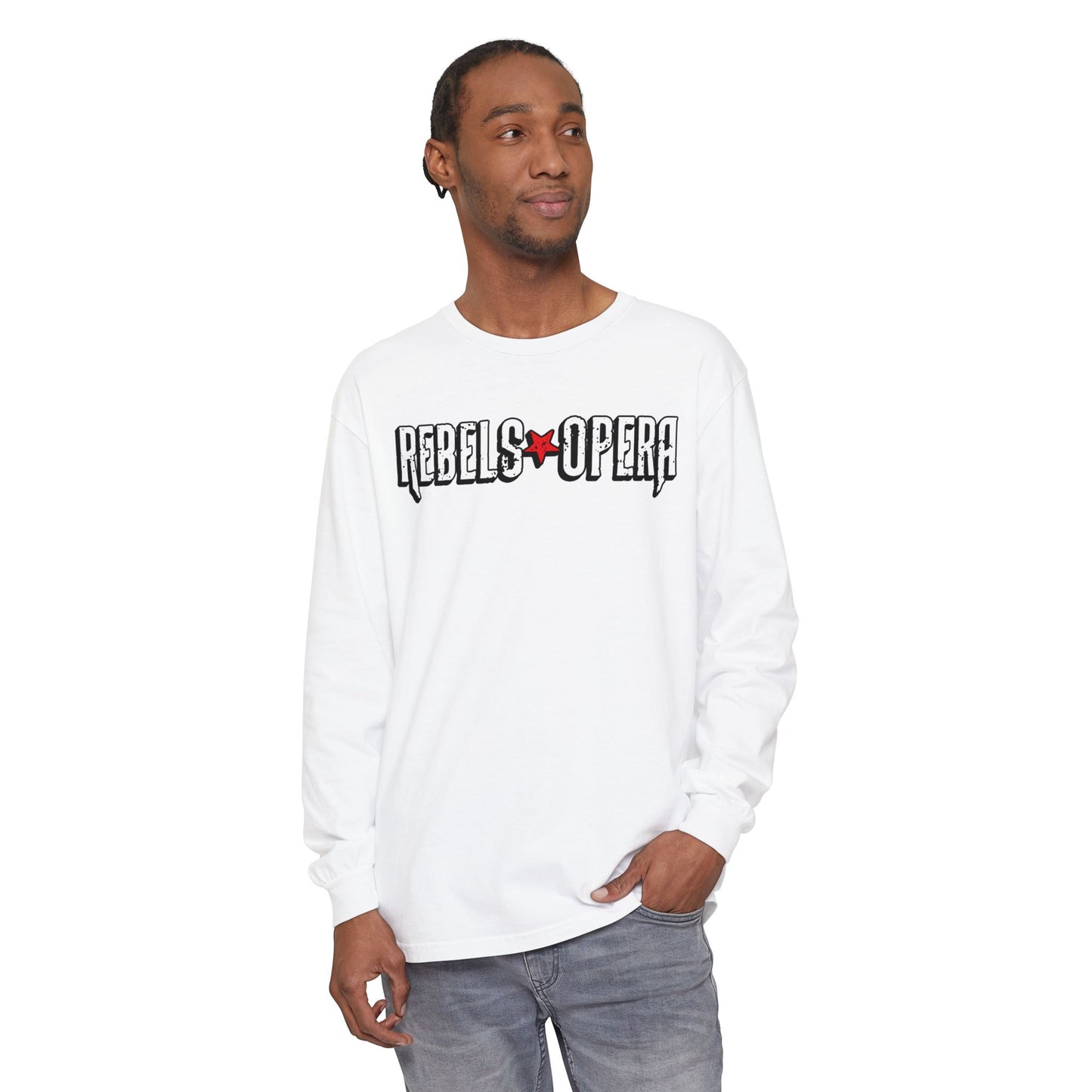 Rebels Opera Long Sleeve Tee — Retro Rock Logo Shirt