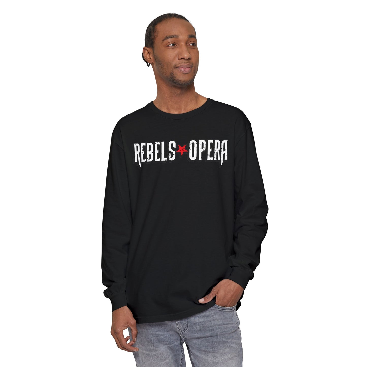 Rebels Opera Long Sleeve Tee — Retro Rock Logo Shirt