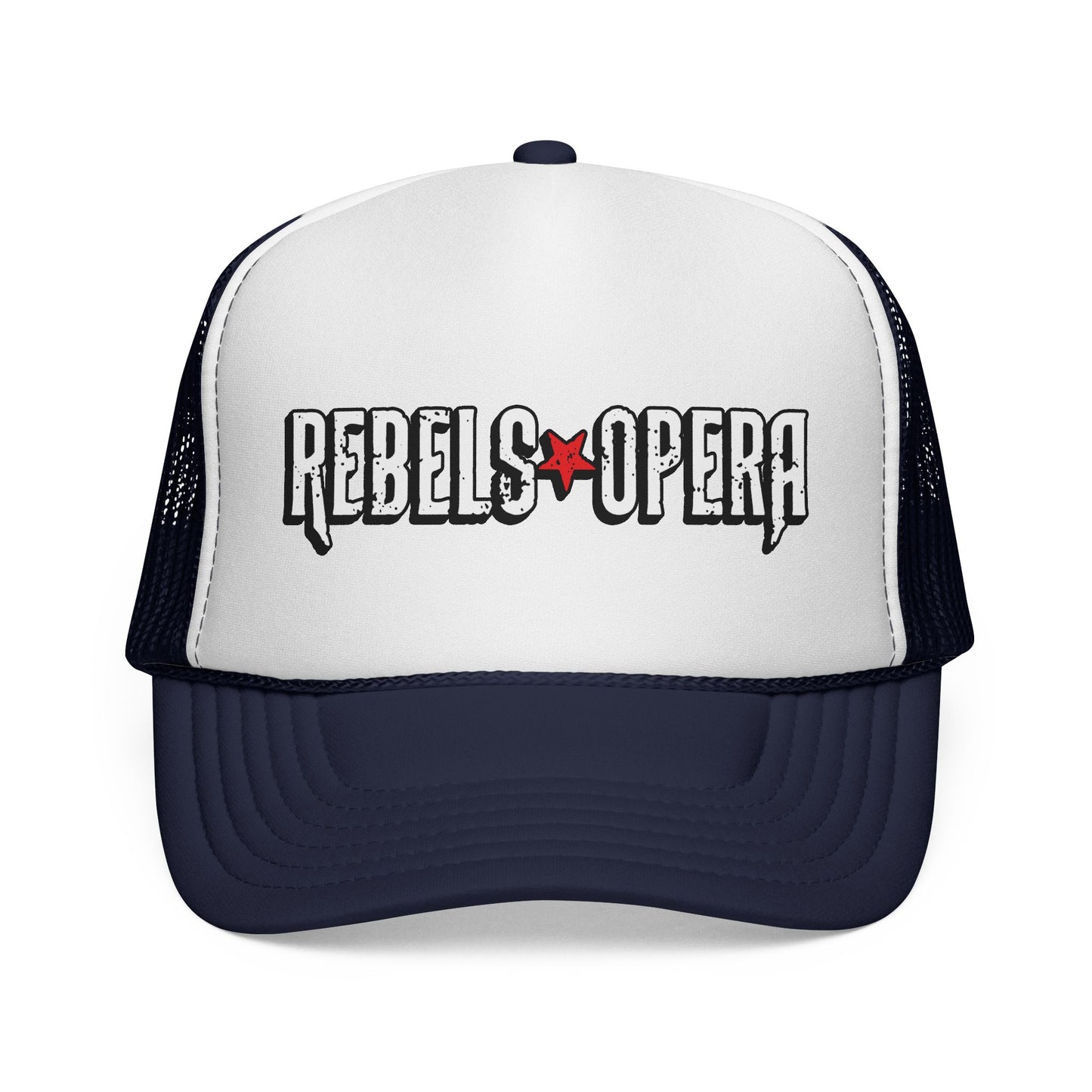 Rebels Opera Trucker Hat — Vintage Rock Logo Cap