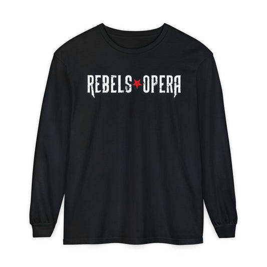 Rebels Opera Long Sleeve Tee — Retro Rock Logo Shirt