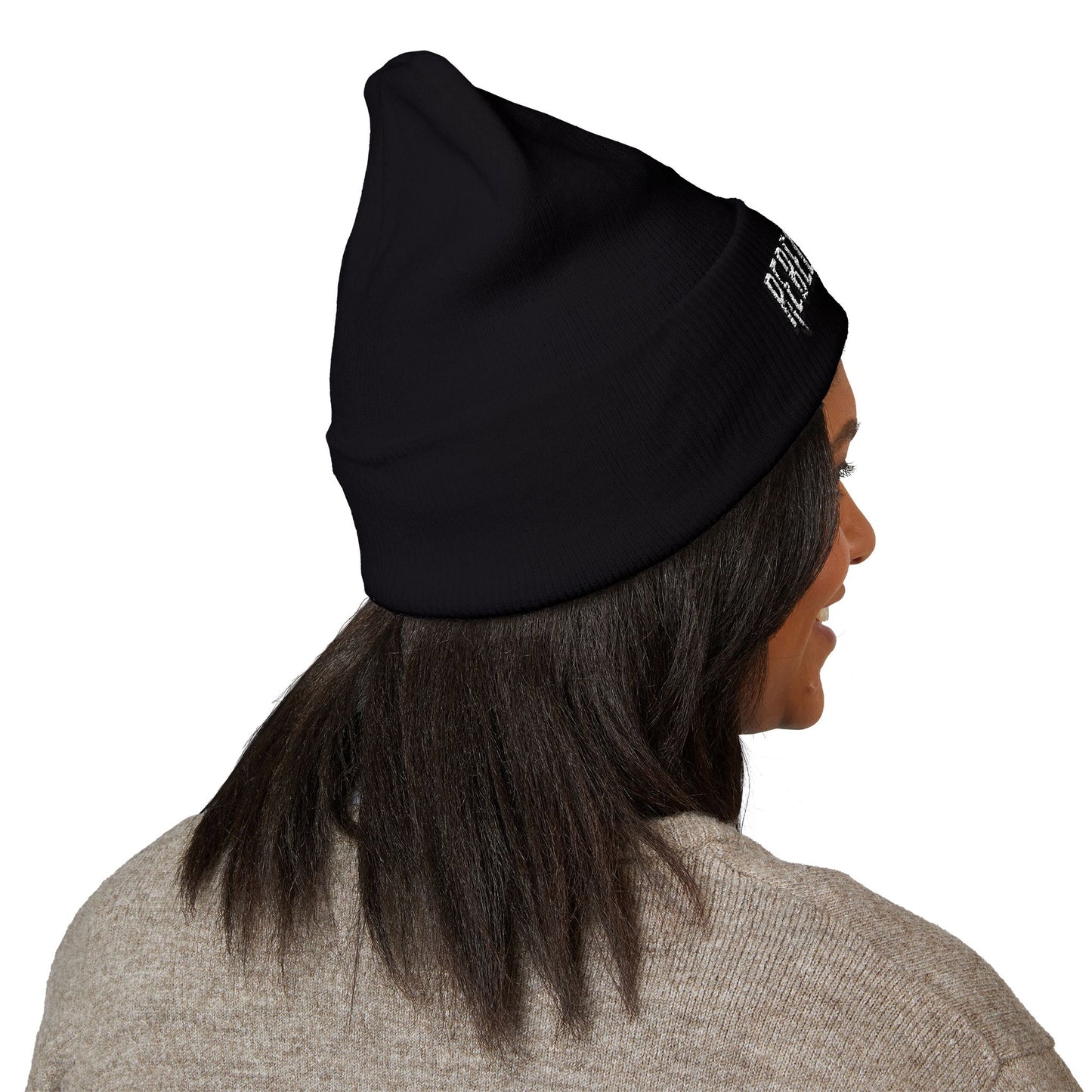 Rebels + Opera Embroidered Cuffed Beanie
