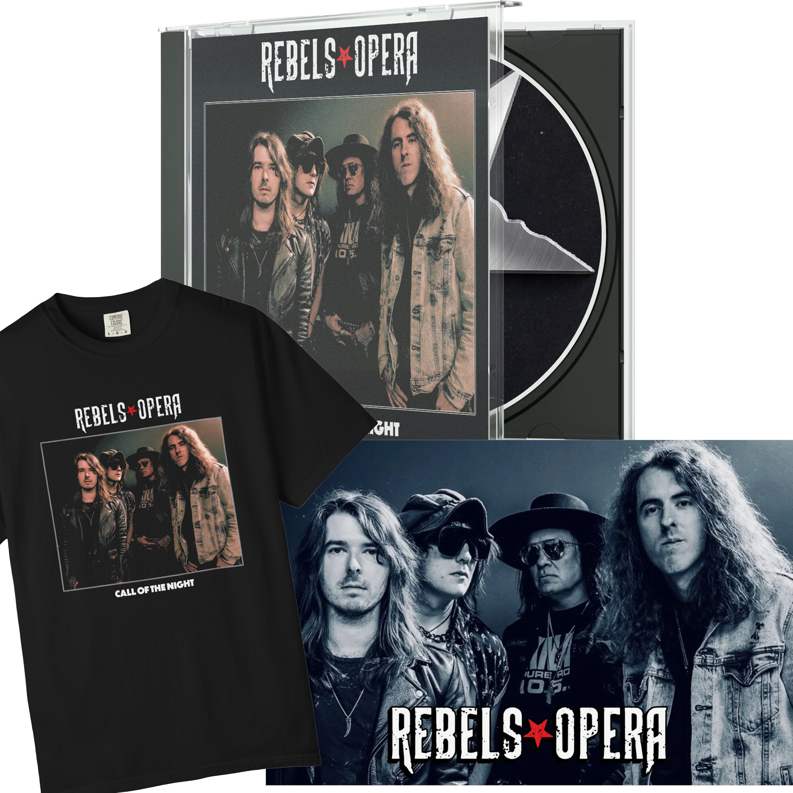 Rebels Rock CD + Shirt Bundle – Rebels Opera Merch