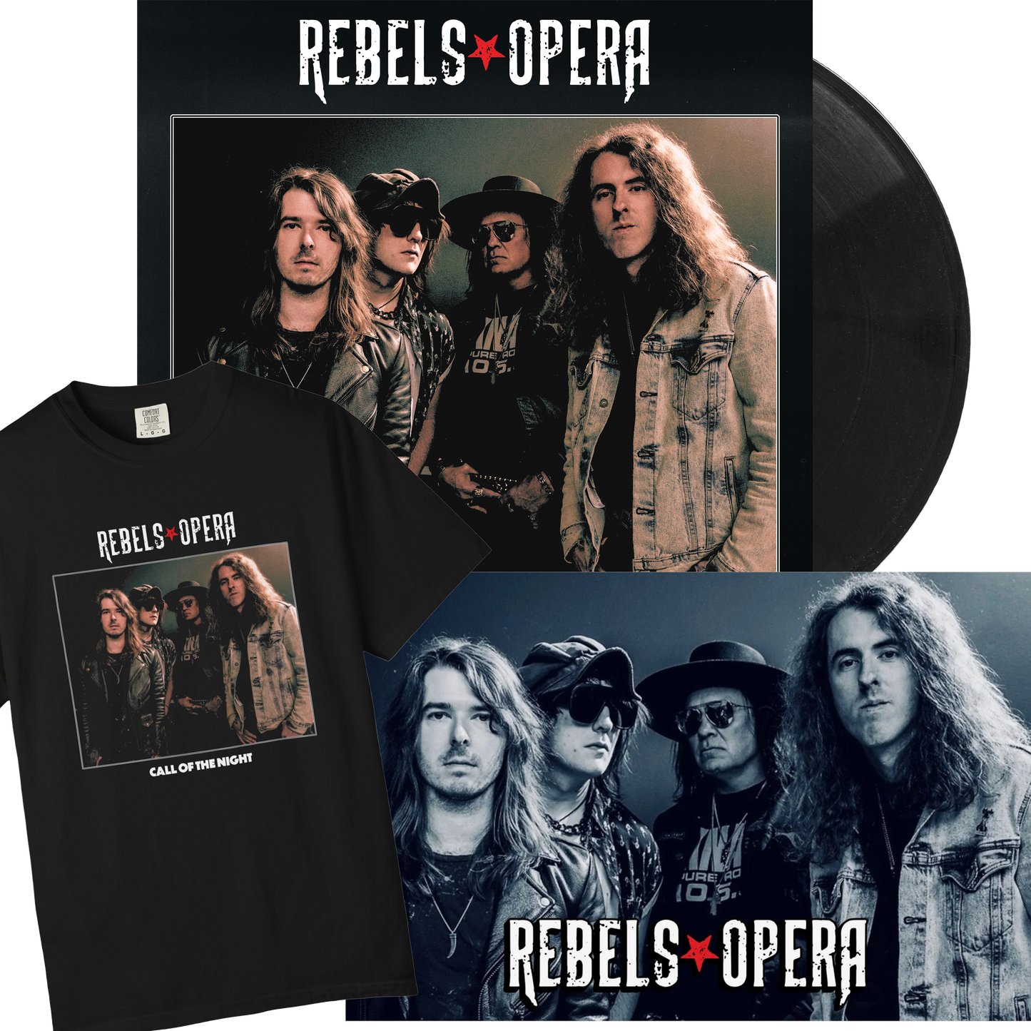Rebels Rock Vinyl + Shirt Bundle