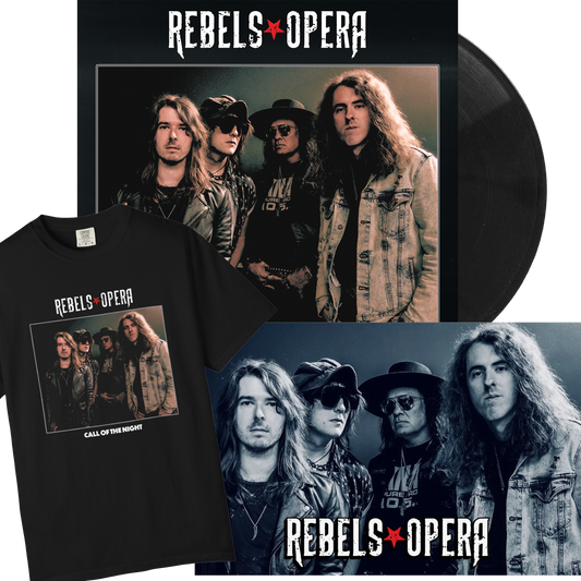Rebels Rock Vinyl + Shirt Bundle